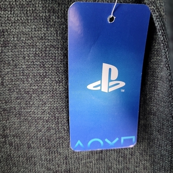 NWT Adult Juniors PlayStation Official Quarter-Zip Sweatshirt Logo Size Large - Picture 7 of 8